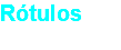 Rótulos